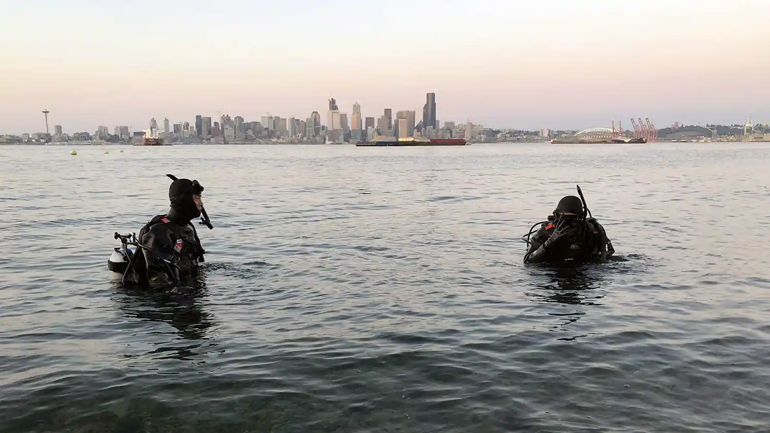 水中カメラマン
